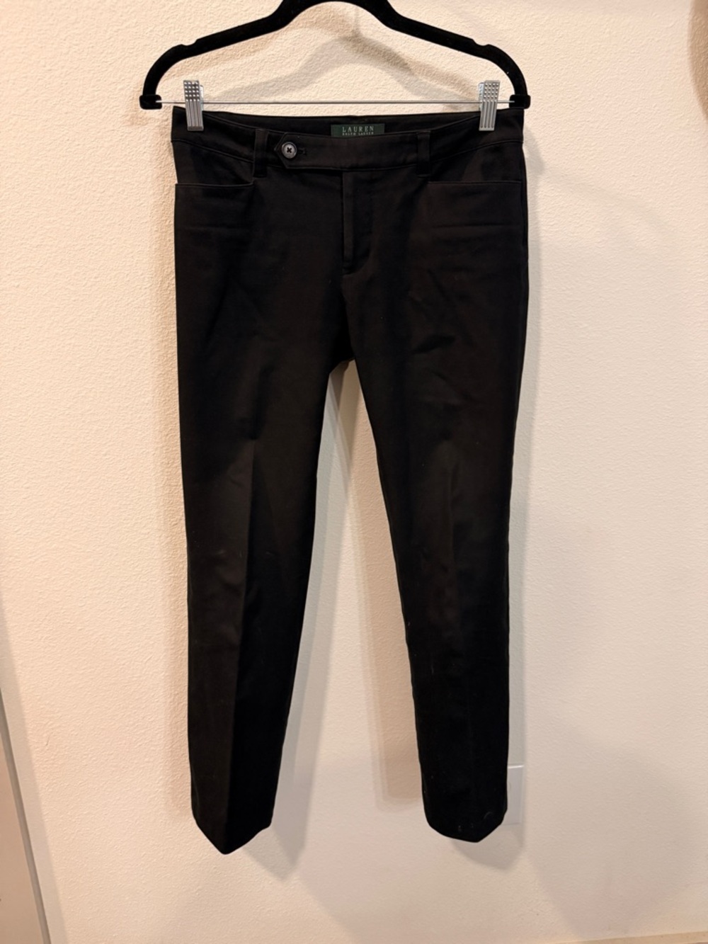 Lauren Ralph Lauren Black Adelle Tailored Pants